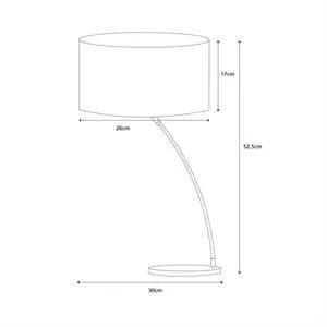 Lighting and Interiors Curve Table Lamp